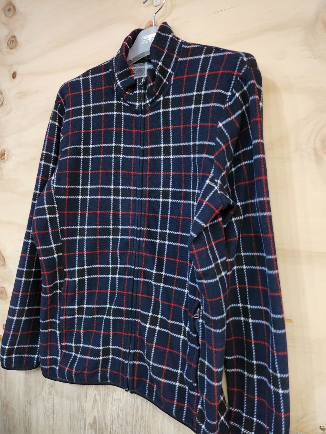 474) 유니클로 체크 후리스 상품이미지3