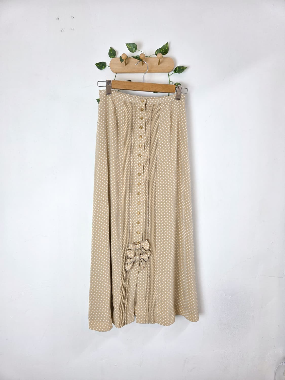 PINK HOUSE 도트 롱스커트 상품이미지1