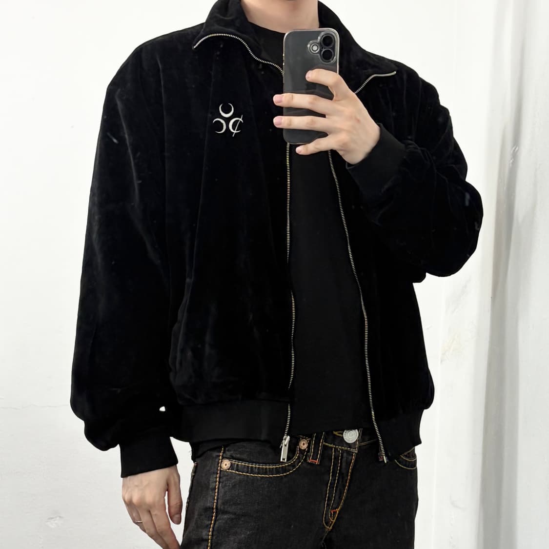 디오스피스 벨루어 집업 자켓 상품이미지4