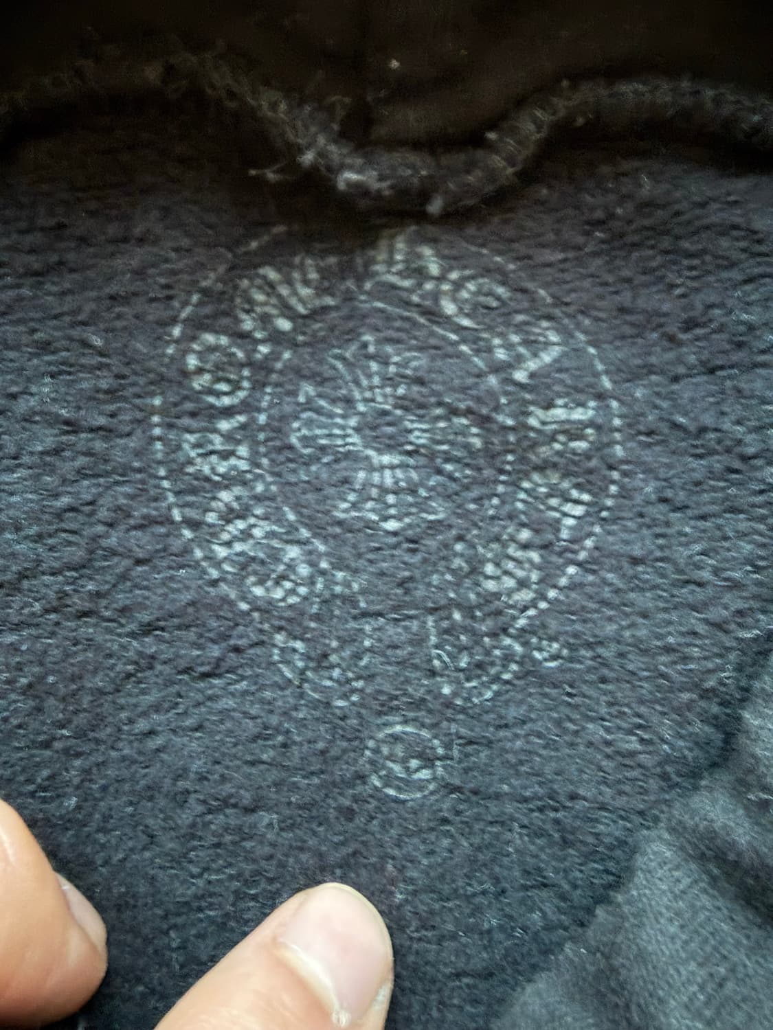 [XL] 크롬하츠 스크롤 로고 후드 하늘색 레터링 상품이미지5