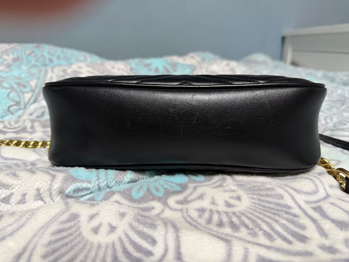 구찌 마몬트 마틀라세 블랙 체인백 상품이미지6