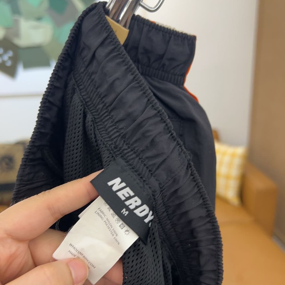 널디 사이드라인 우븐 나일론 츄리닝바지 M C05355 상품이미지3