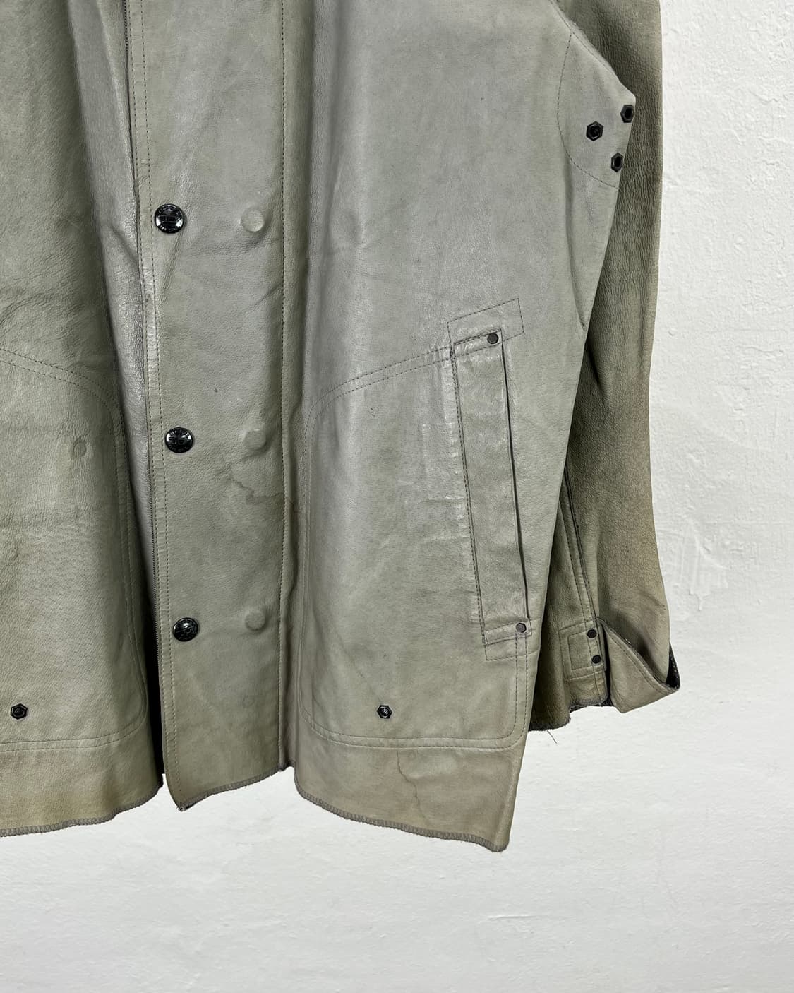 디젤 타임 트래블러스 리버시블 카라 레더 자켓 상품이미지6