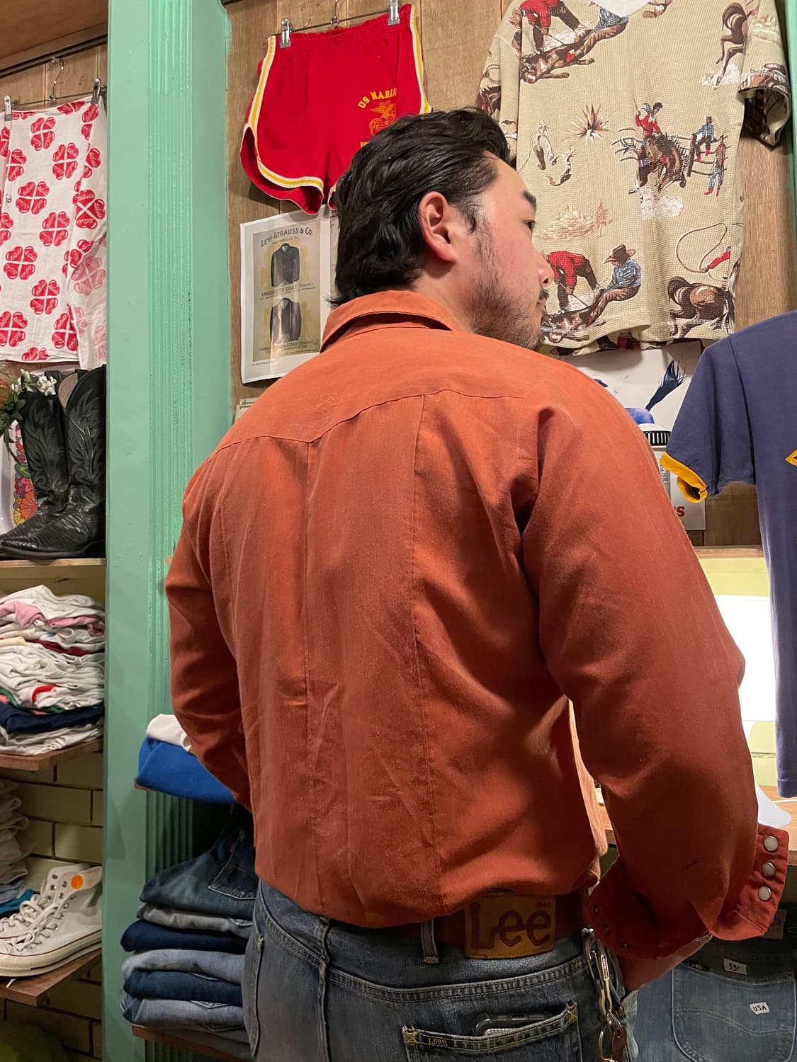 1970-80's Vintage Western shirt 상품이미지9