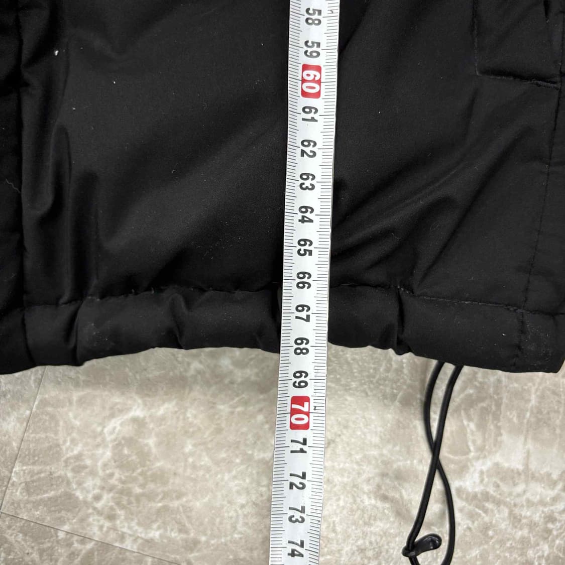 노스페이스 RDS 구스다운 준신형 블랙 숏 패딩(XL) 상품이미지7