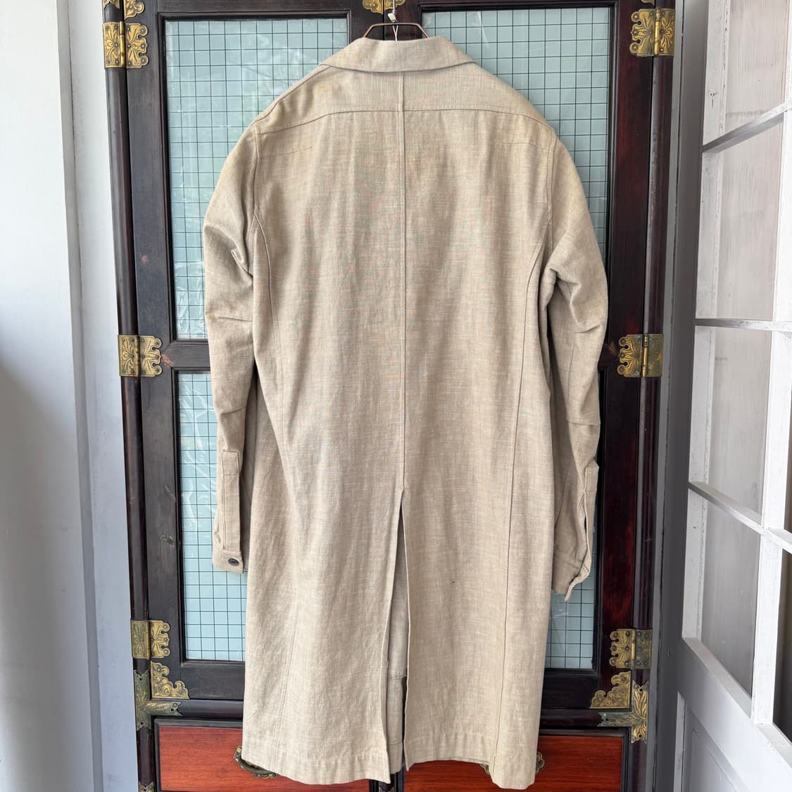 The viridi anne 코튼 숍 코트 상품이미지7