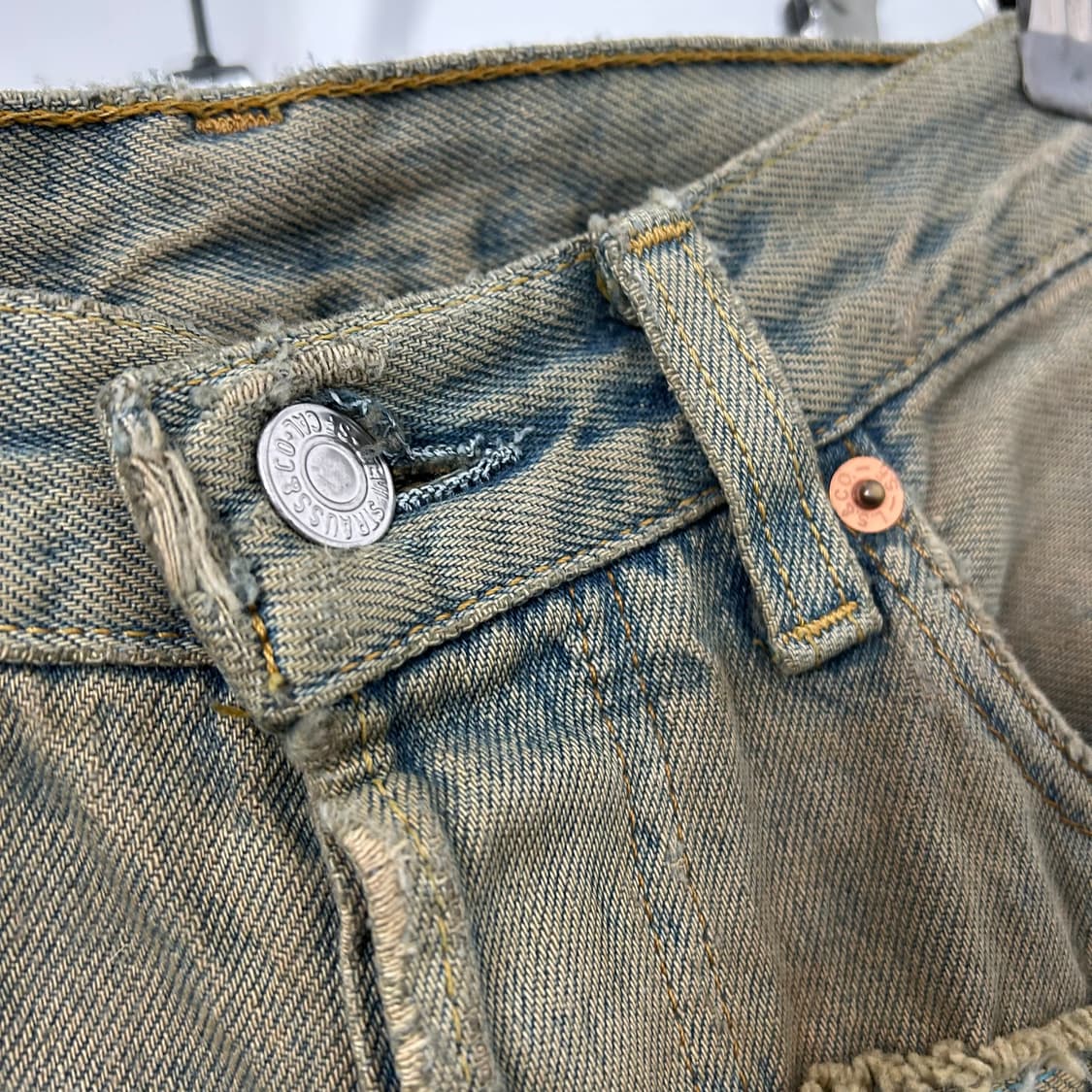 리바이스 501 커스텀 패치워크 데님 팬츠 상품이미지5