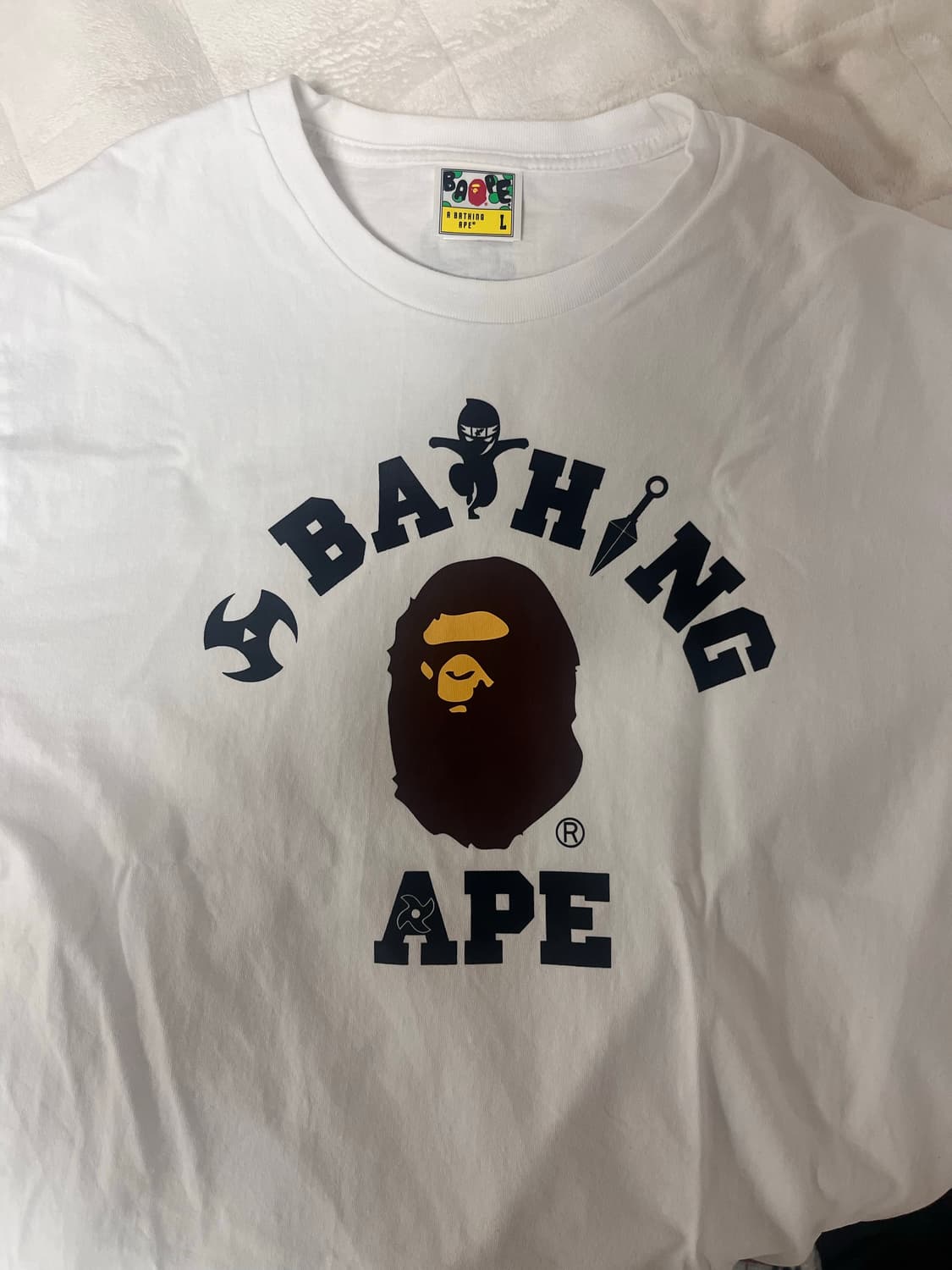 베이프 닌자 티 L 상품이미지2