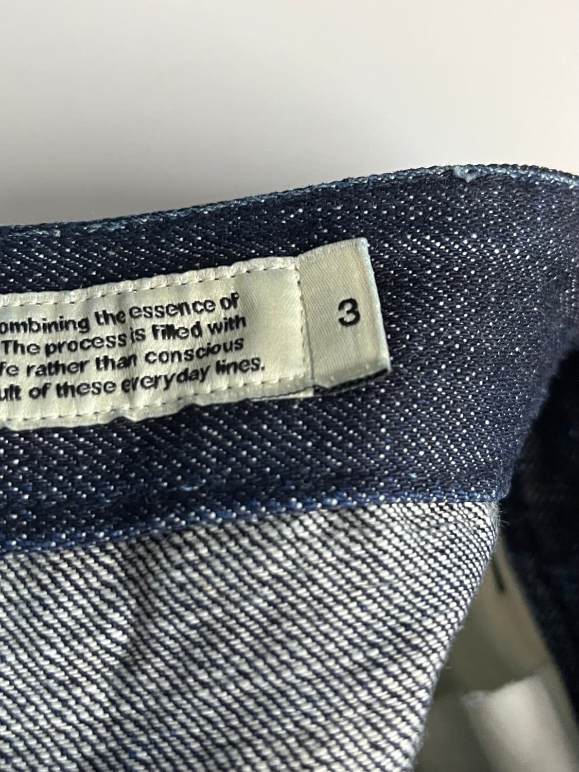 포터리 non washed wide denim 상품이미지3