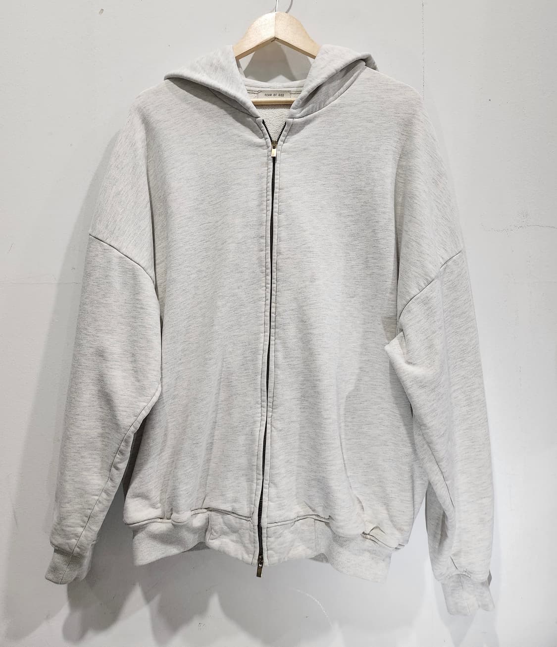 Fear of God 회색 후드집업 M 국내 매장판 상품이미지1