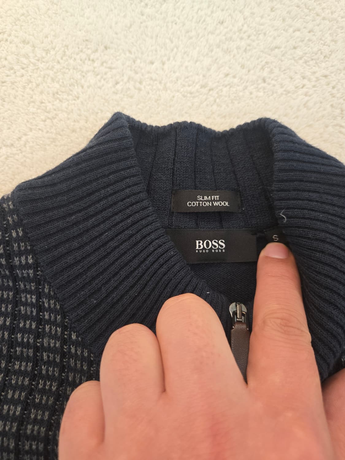 BOSS 남성 니트 집업 (아메카지 감성)가디건 S 상품이미지7