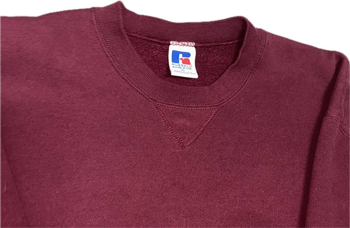 러셀 어슬래틱 스웻셔츠 버건디 XL 상품이미지2