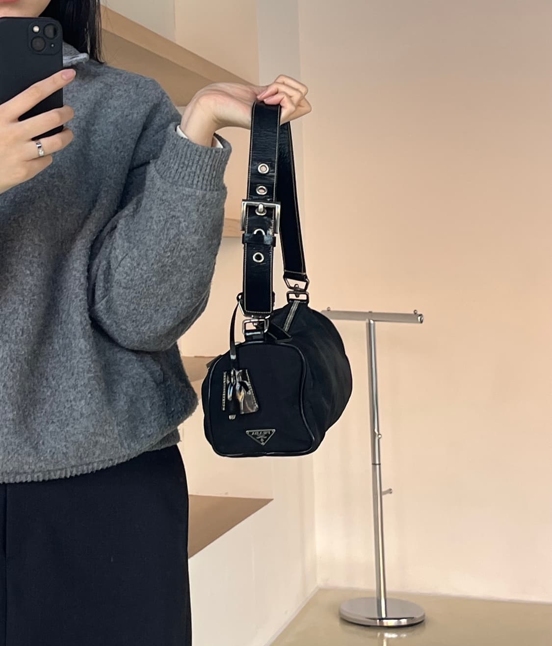 프라다 빈티지 숄더백 미니백 상품이미지3