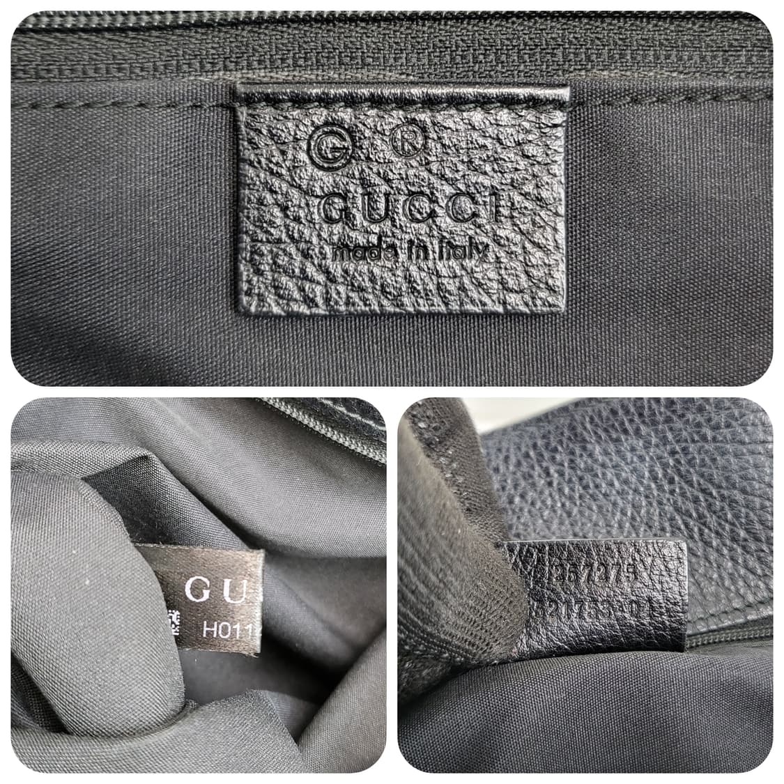 정품 구찌 기포드 그린블랙 자가드 숄더백 상품이미지9