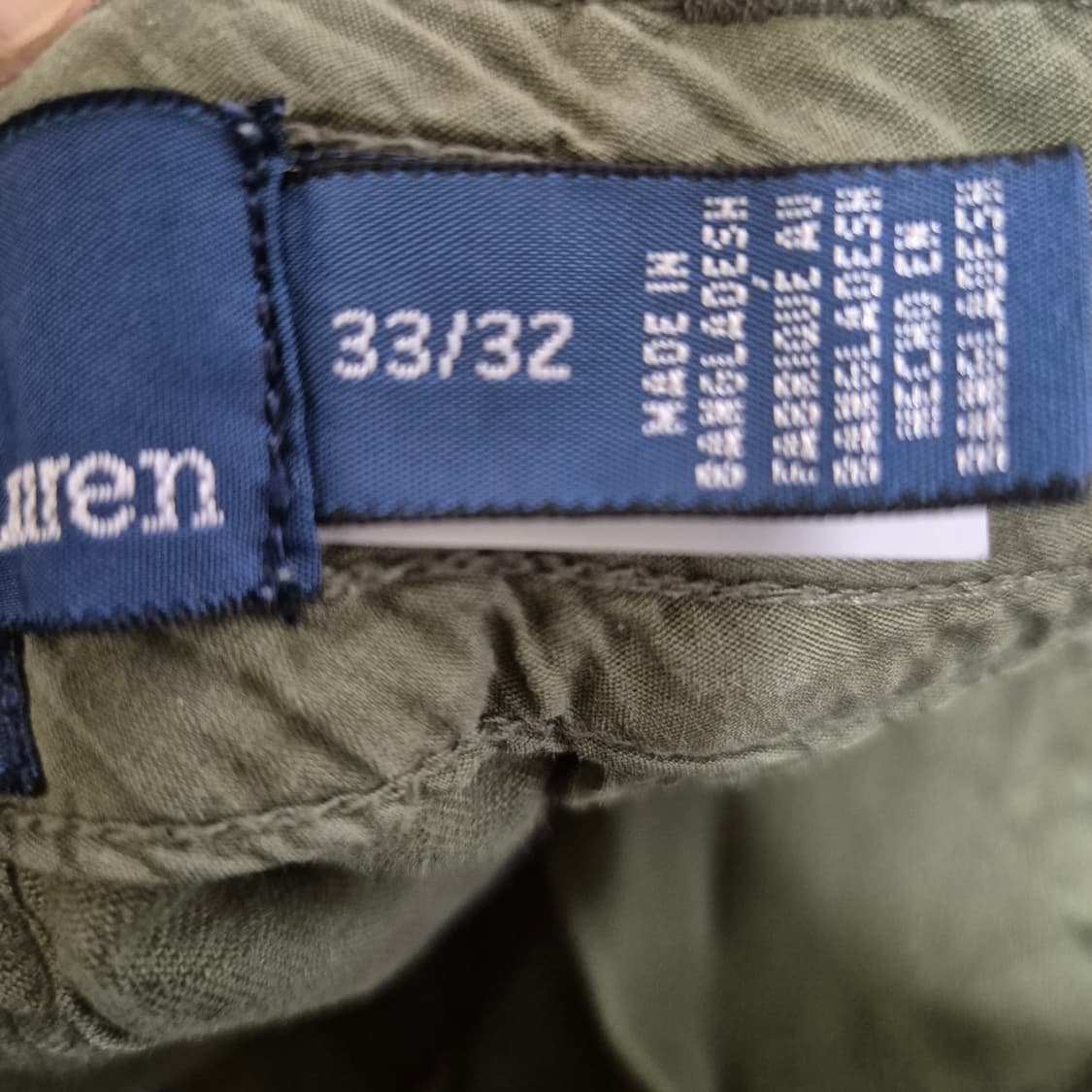 폴로 랄프로렌 헤링본 카고 팬츠 상품이미지5