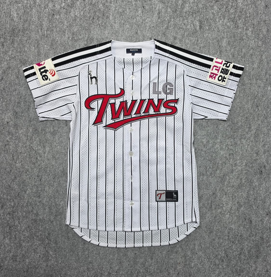 헤지스 x LG 트윈스 콜라보 야구 유니폼 반팔 져지 85 상품이미지1