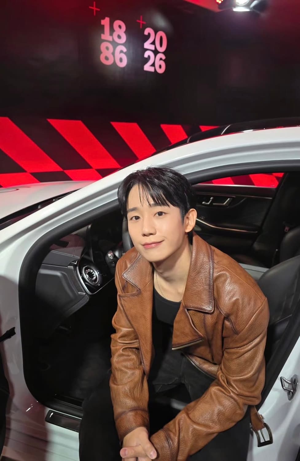 렉토 26SS 빈티지 이펙트 바이커 레더 가죽 자켓 꼬냑 상품이미지2