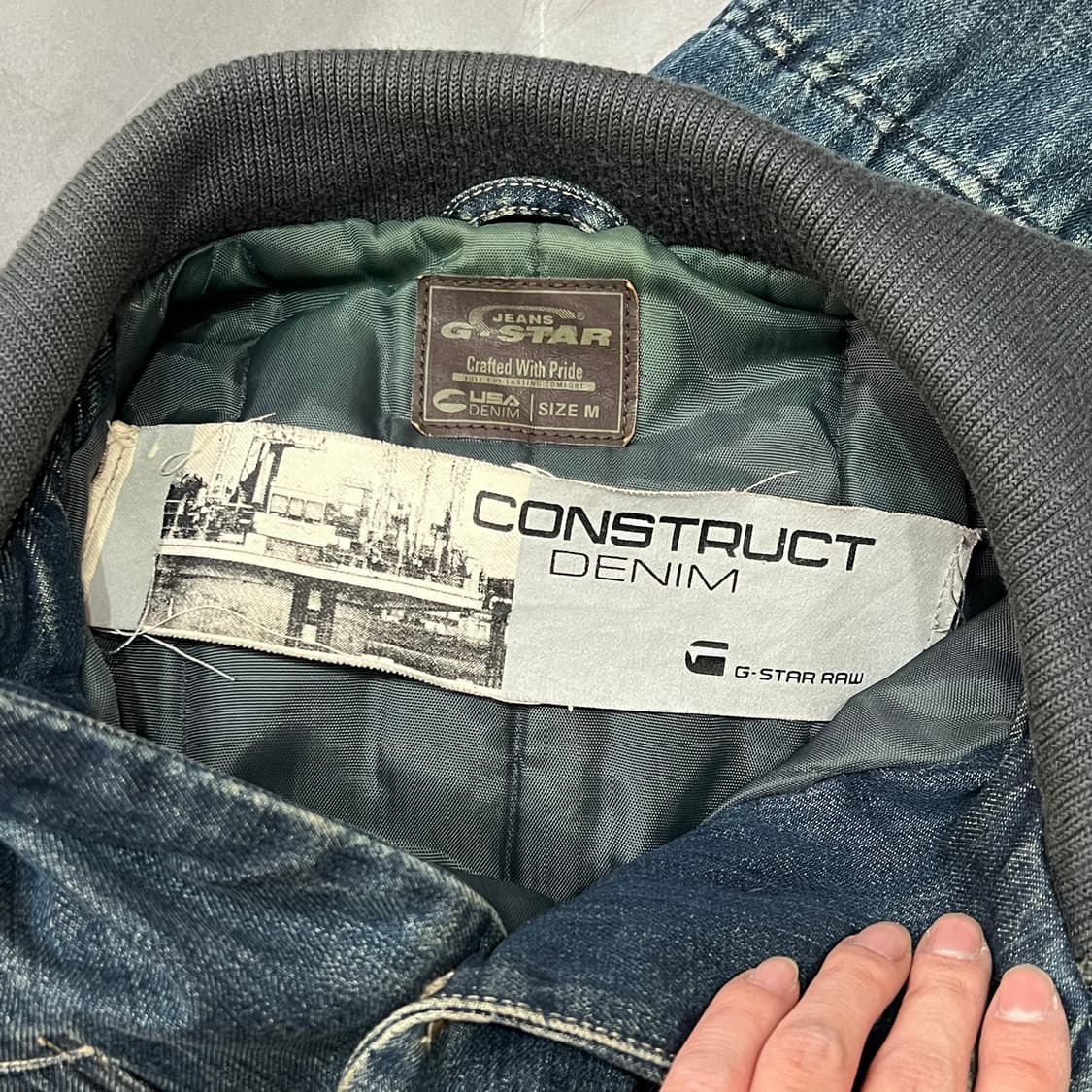  지스타로우 워크 데님 자켓 y14956 상품이미지6