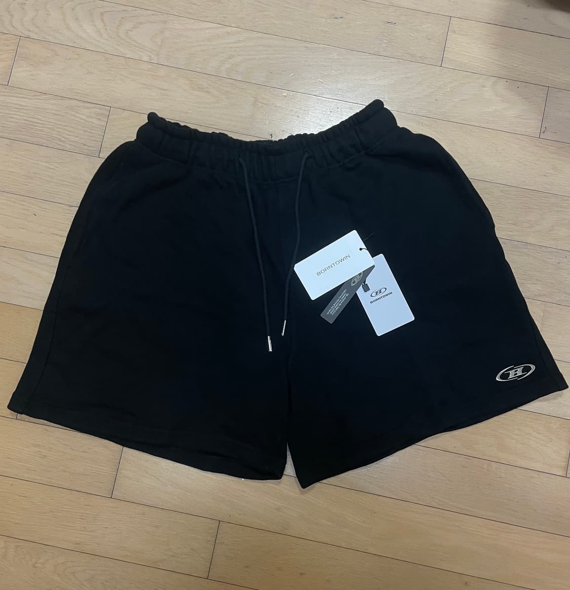 (2) 본투윈 크롬 B 하프 팬츠 쇼츠 블랙 상품이미지4