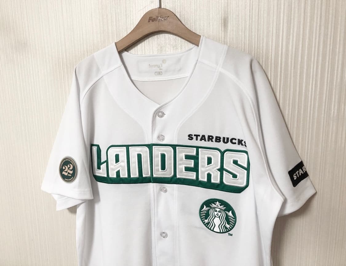 KBO SSG랜더스X스타벅스22주년 한정유니폼/져지 110 상품이미지6