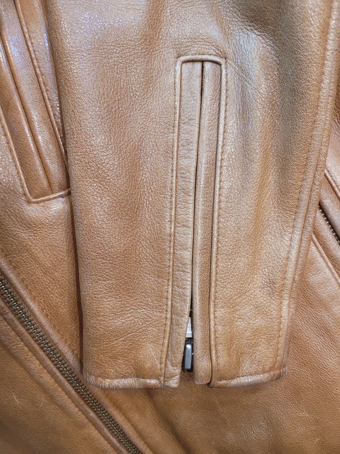 Tommy Hilfiger 타미힐피거 가죽 자켓 95 상품이미지6