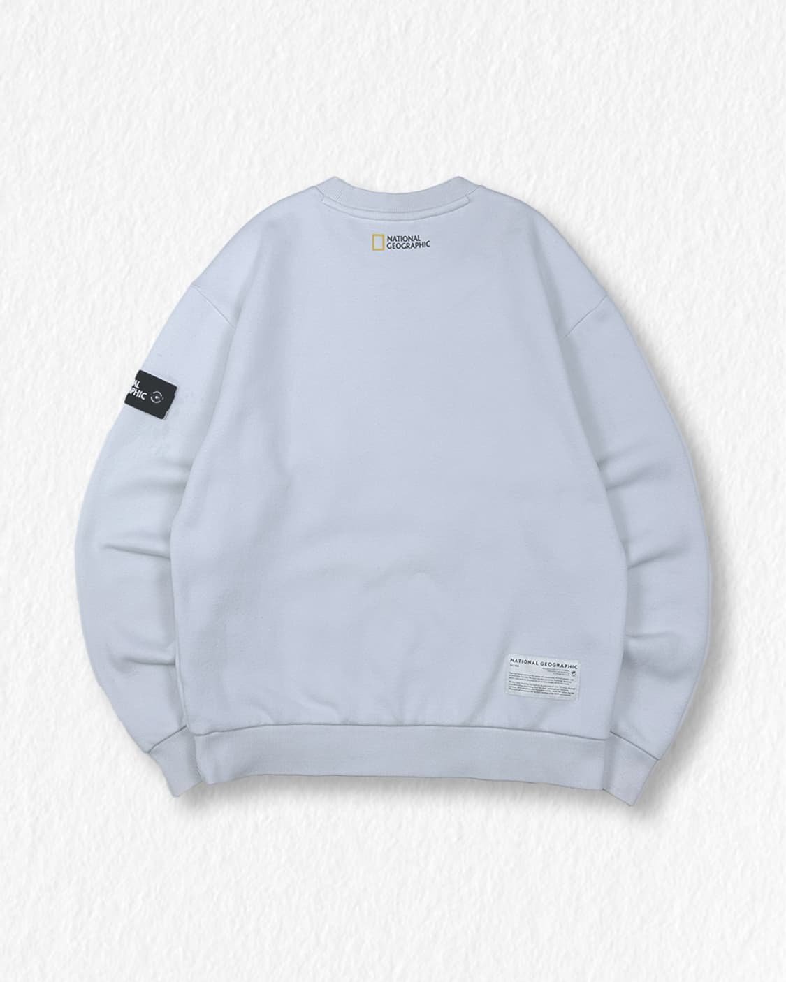 내셔널지오그래픽 맨투맨 화이트 상품이미지2