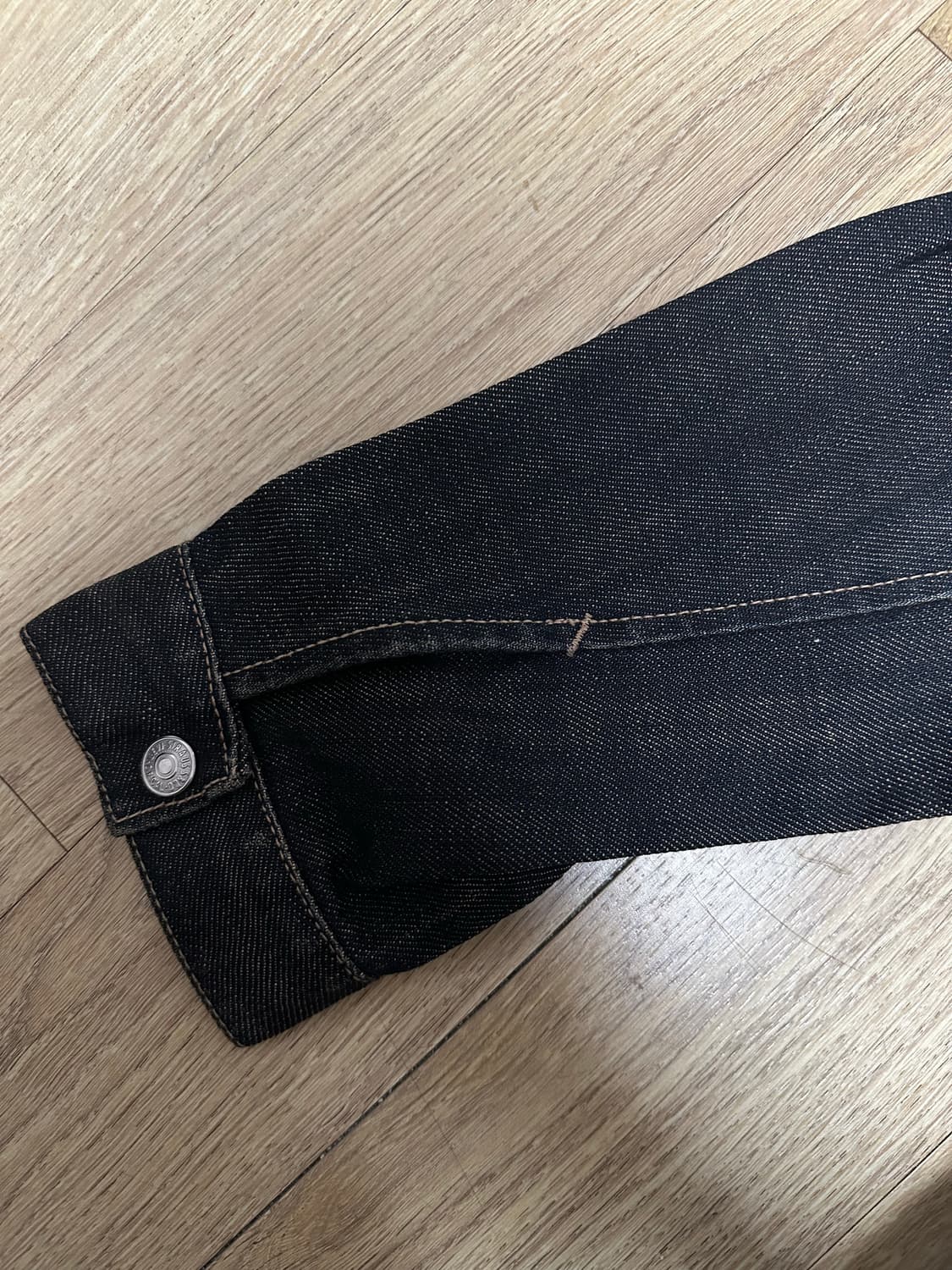 리바이스 00s 걸스핏 흑청 크롭 라이더 자켓 55 상품이미지5