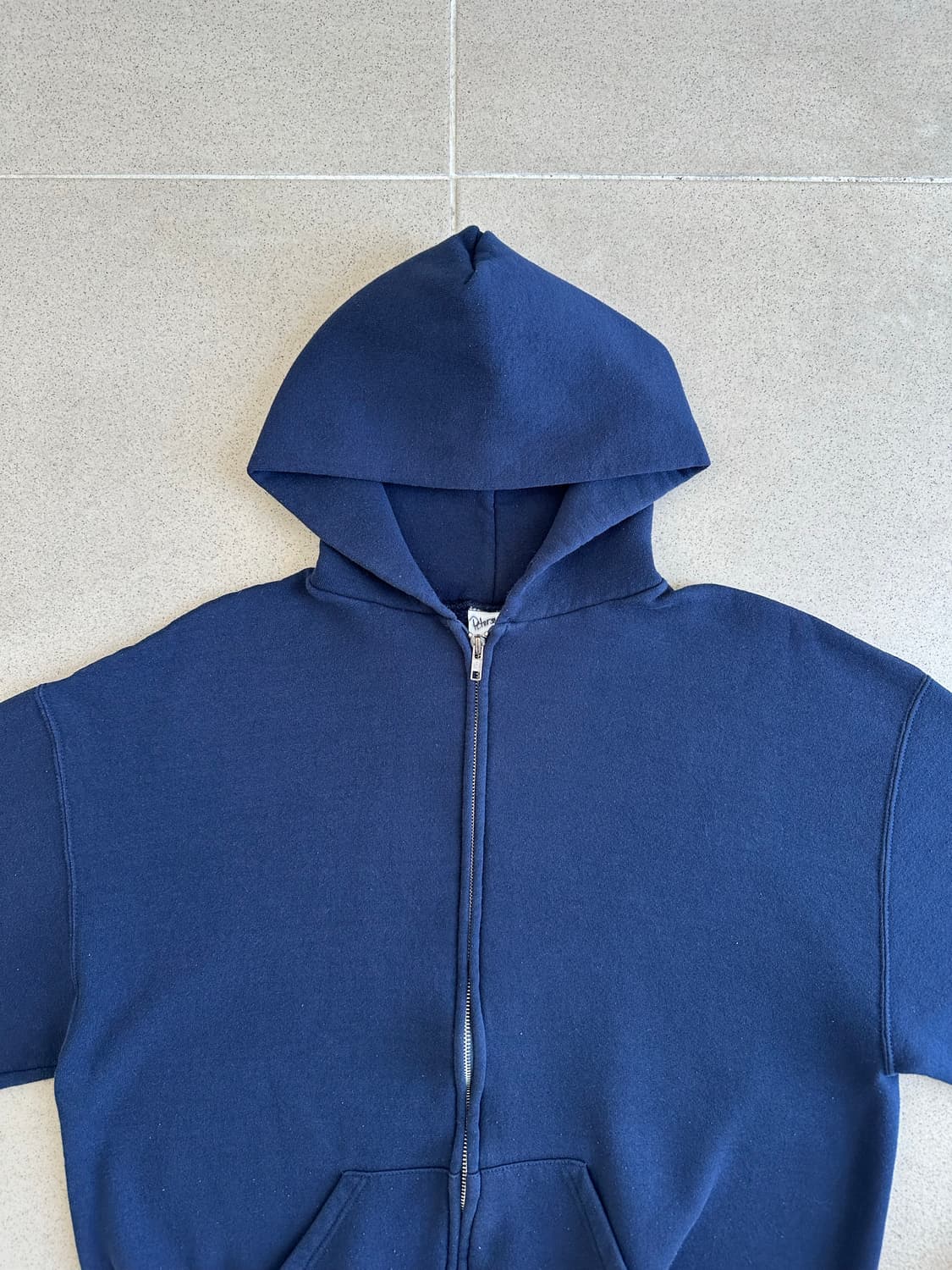 00s 빈티지 러셀 후드집업 네이비 L 상품이미지4