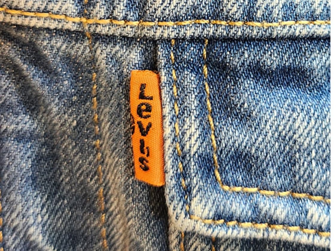 LEVIS 리바이스 오렌지 탭 지퍼 데님 자켓 상품이미지4