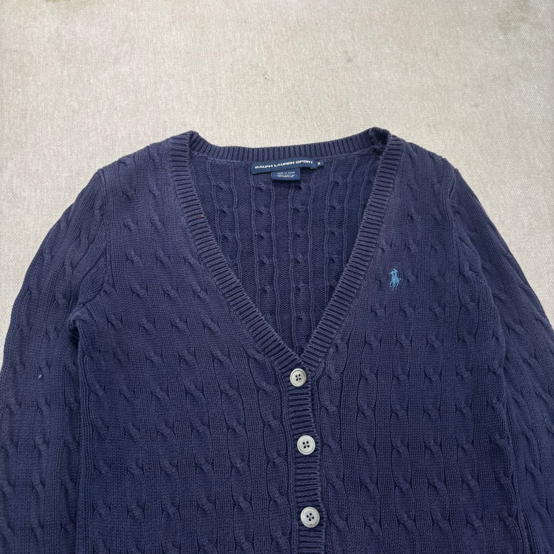 95 폴로랄프로렌 스포츠 꽈배기 가디건 상품이미지2