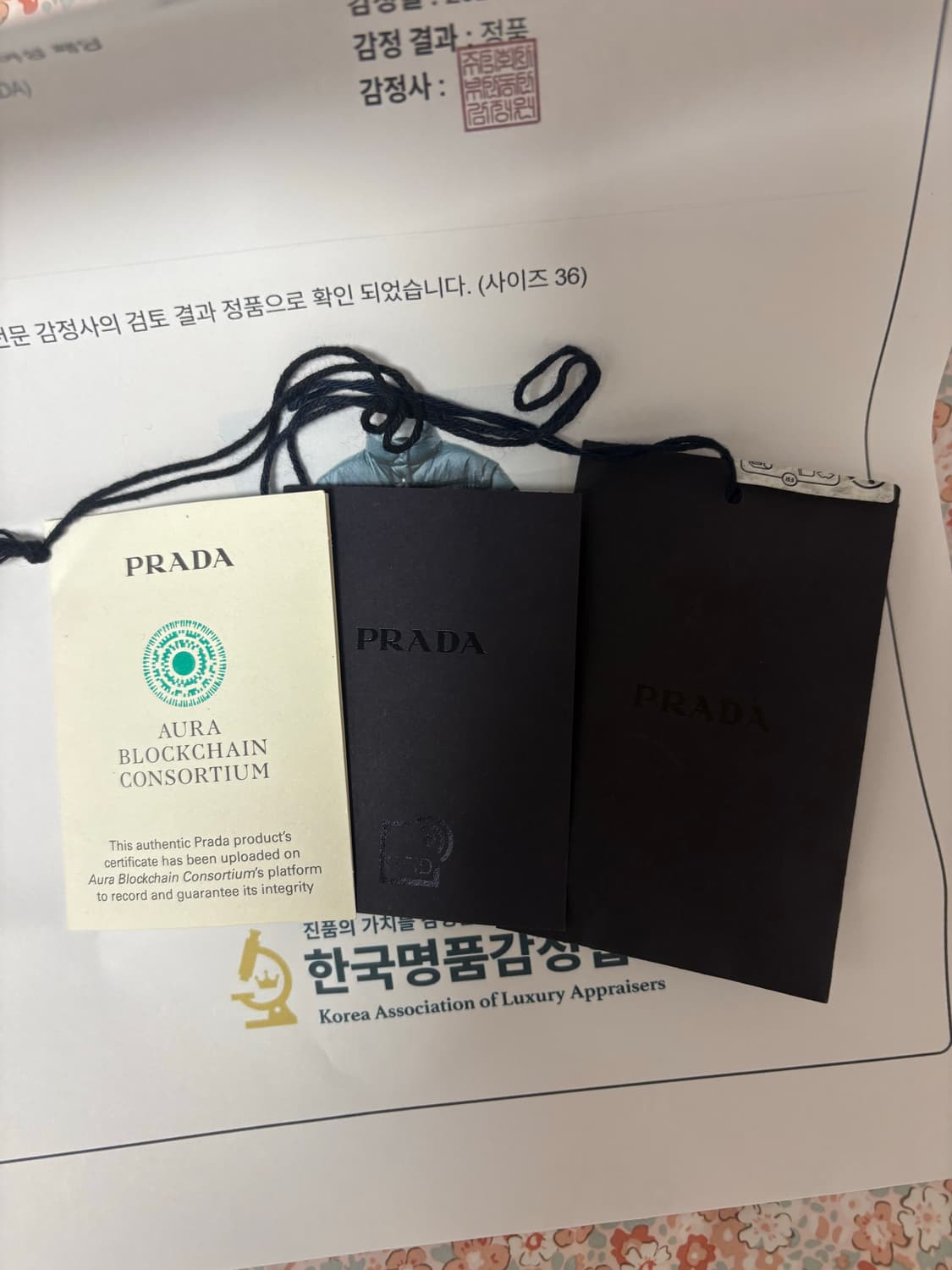 36size 프라다 리나일론 크롭 컨버터블 다운 재킷 패딩 상품이미지10