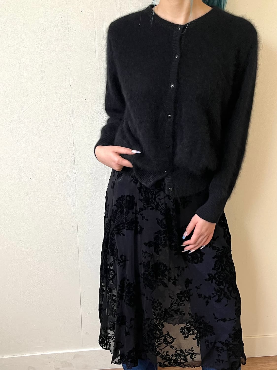 4298 shizuka komuro 시스루 스커트 상품이미지5