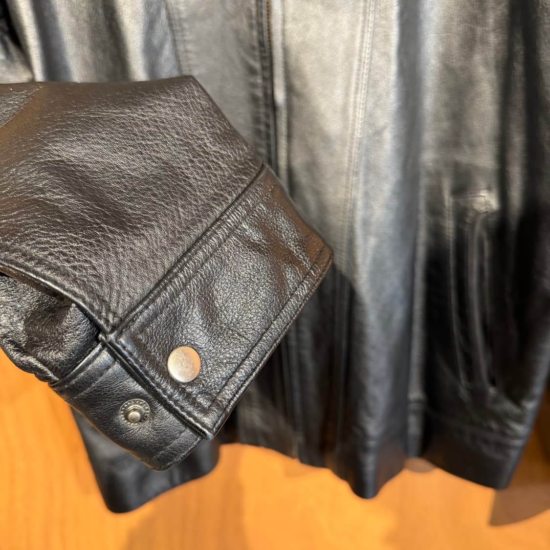 송탄 다크호스 카우레더 자켓 XXL 소가죽 상품이미지4
