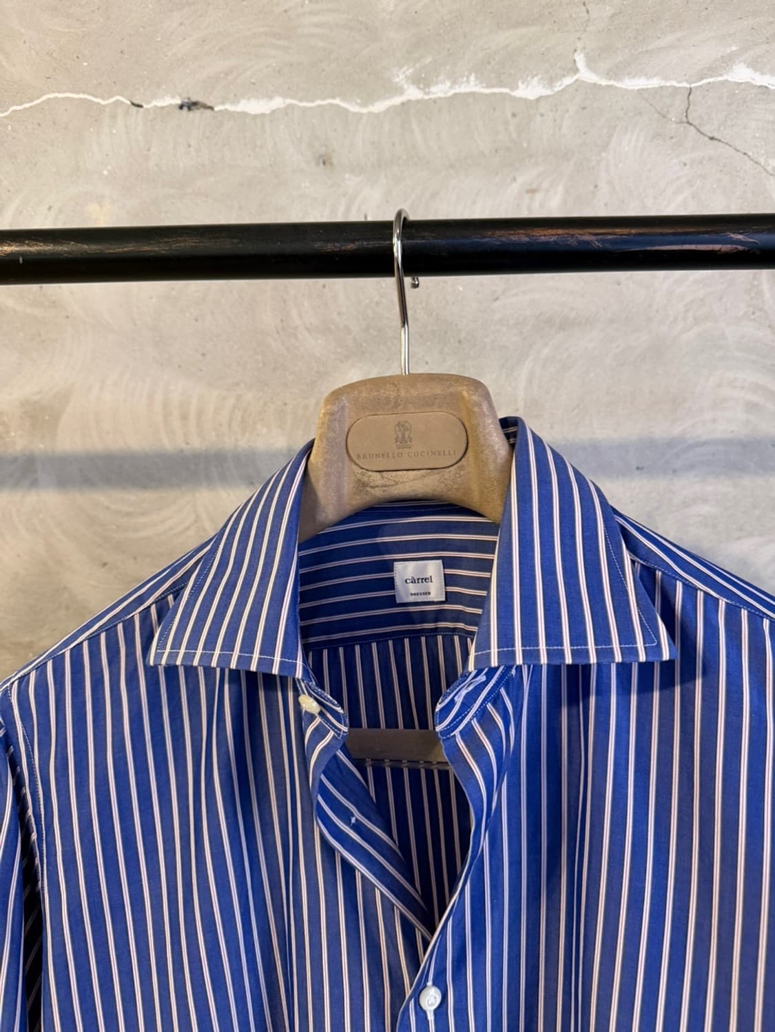 CARREL 스트라이프 드레스셔츠 남성100 상품이미지5