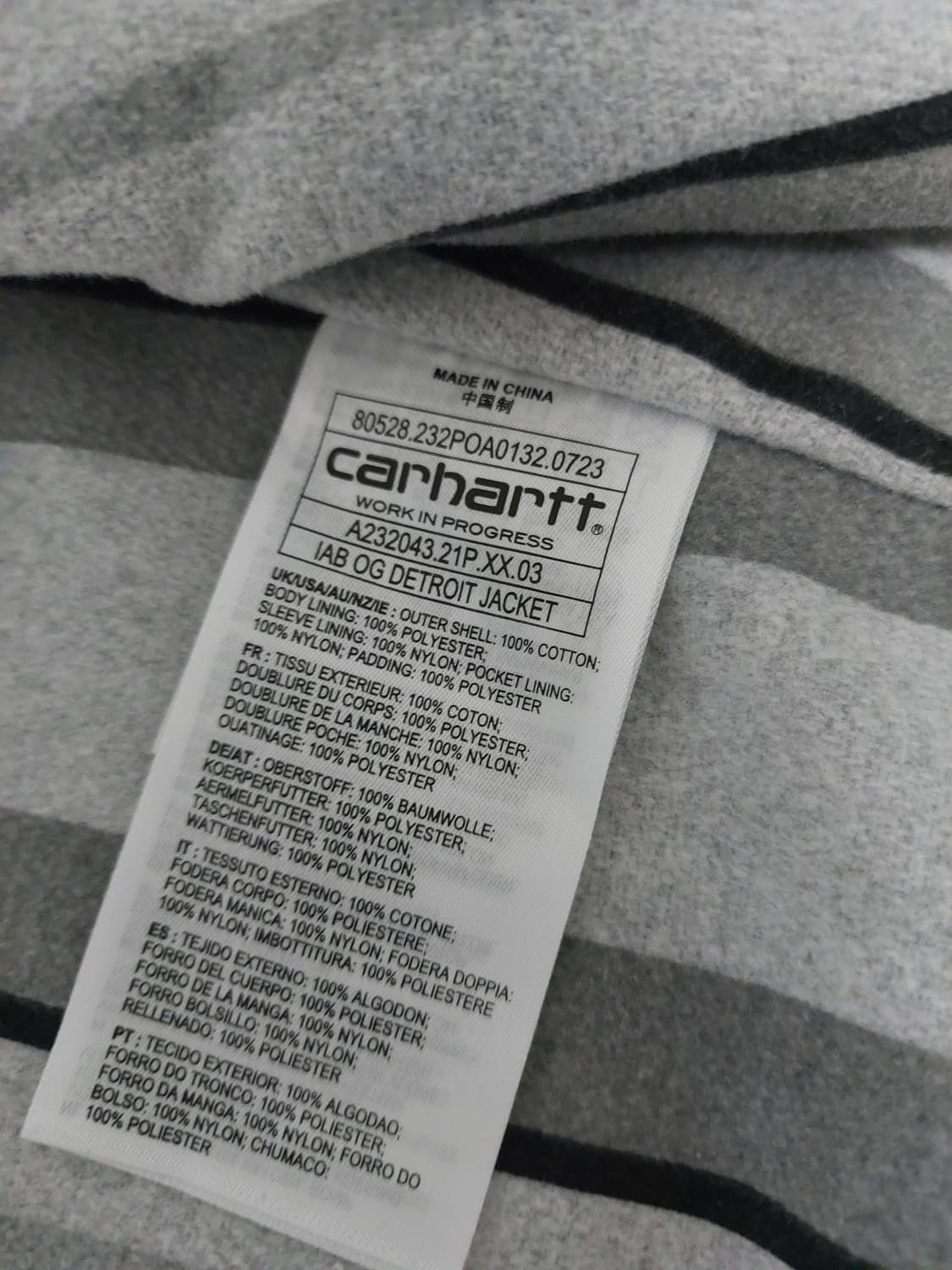 칼하트wip 아이앱 디트로이트 og S 상품이미지4