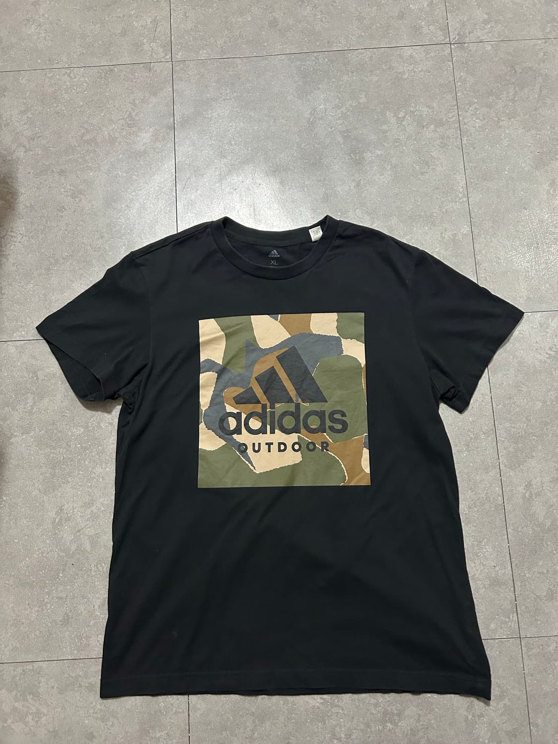 아디다스  박스로고 빈티지  숏슬리브 티셔츠 100size  상품이미지1