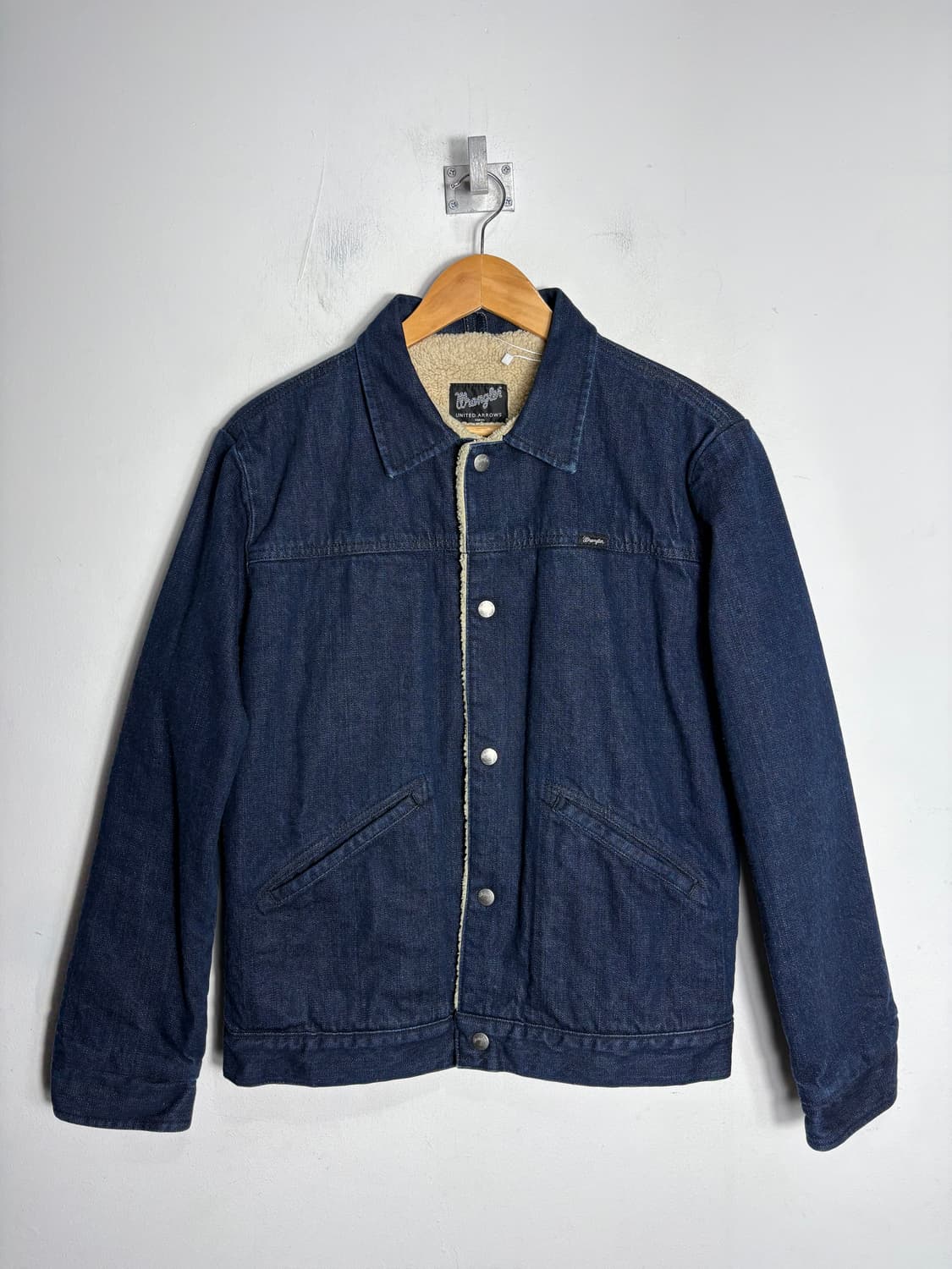 wrangler 랭글러X유나이티드 애로우즈 시어링 안감 진청 데님 자켓 상품이미지2