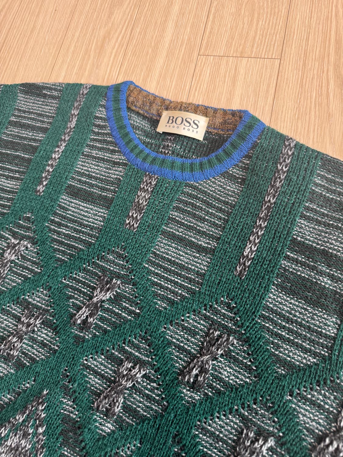 휴고보스 패턴 스웨터 XL(105) 상품이미지1