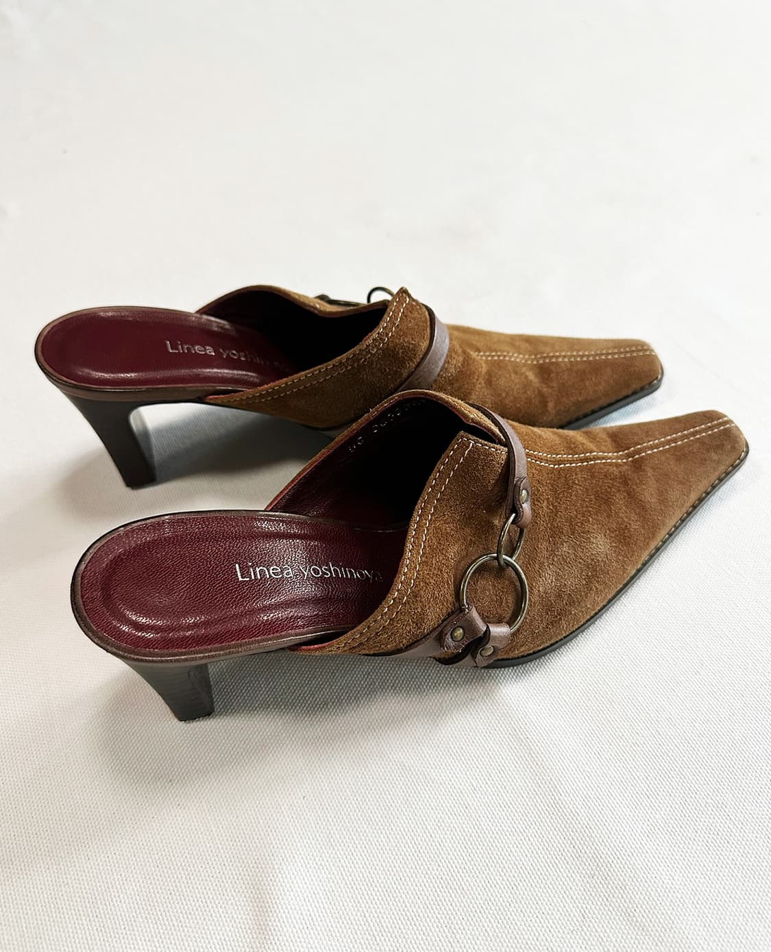 LINEA YOSHINO suede mules 235 상품이미지1