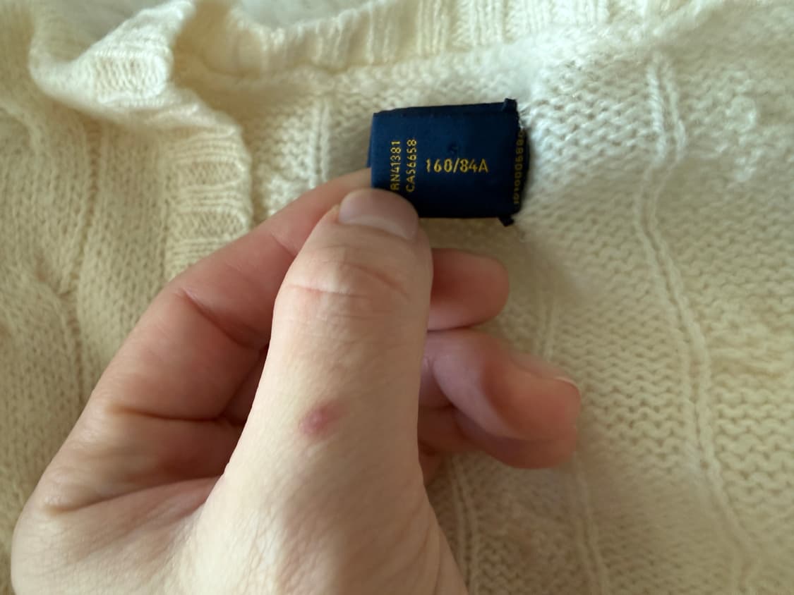 폴로랄프로렌 캐시미어 여성용 브이넥 니트 상품이미지7