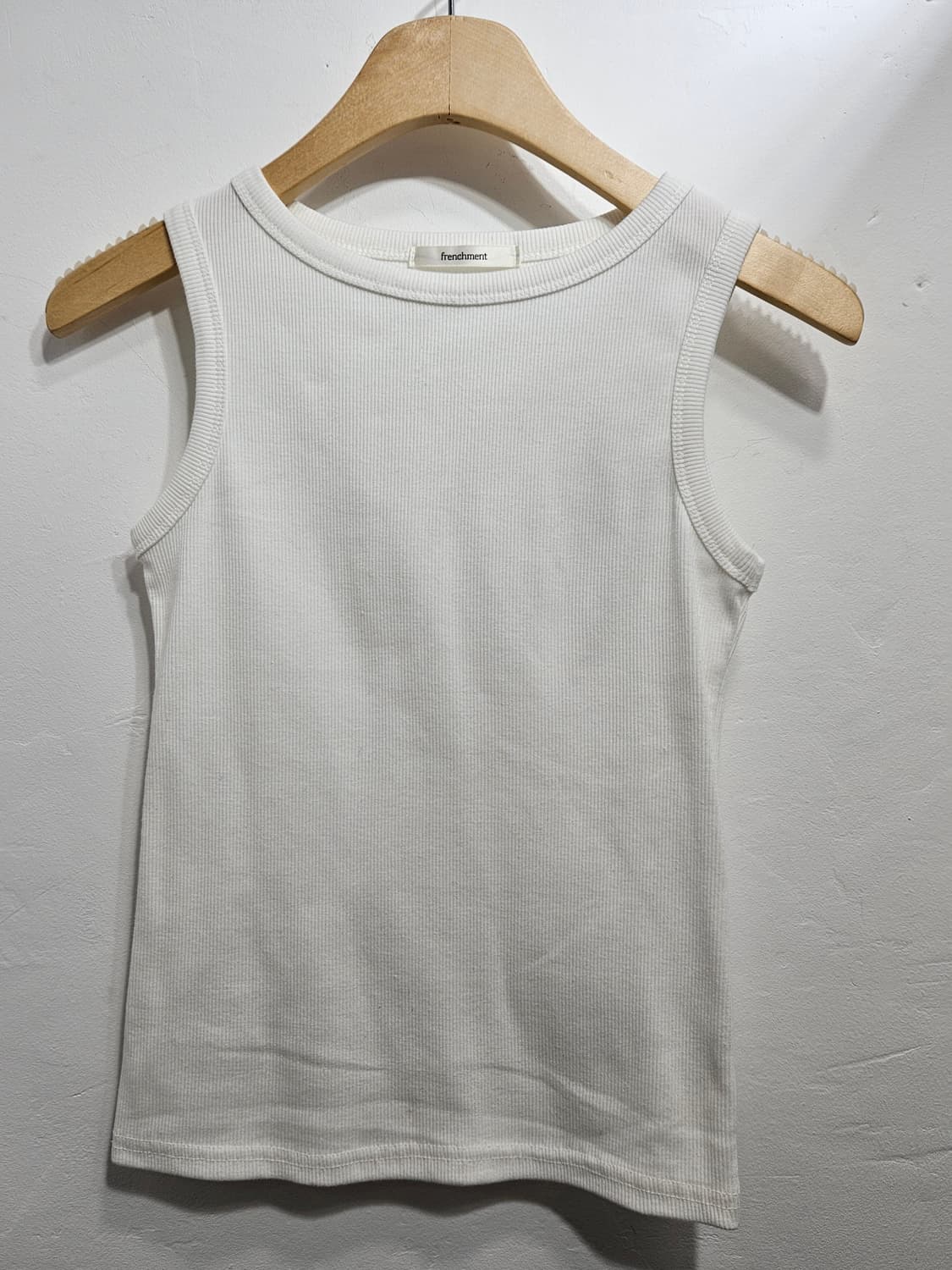 화이트 골지 나시티 (내수상품) 상품이미지4