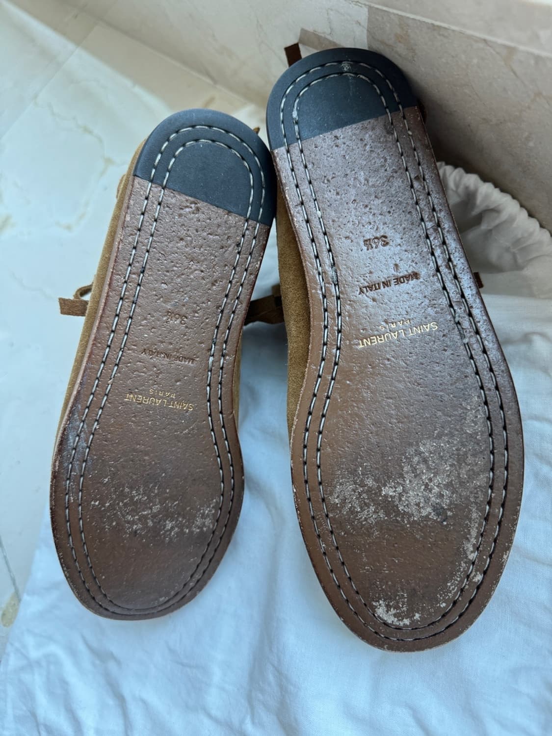 생로랑 Saint Laurent 아카이브 프린지 부츠 235 상품이미지7