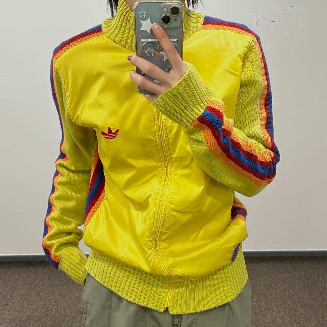 Adidas 아디다스 90‘s 니트 파이아버드 옐로우 져지 상품이미지1