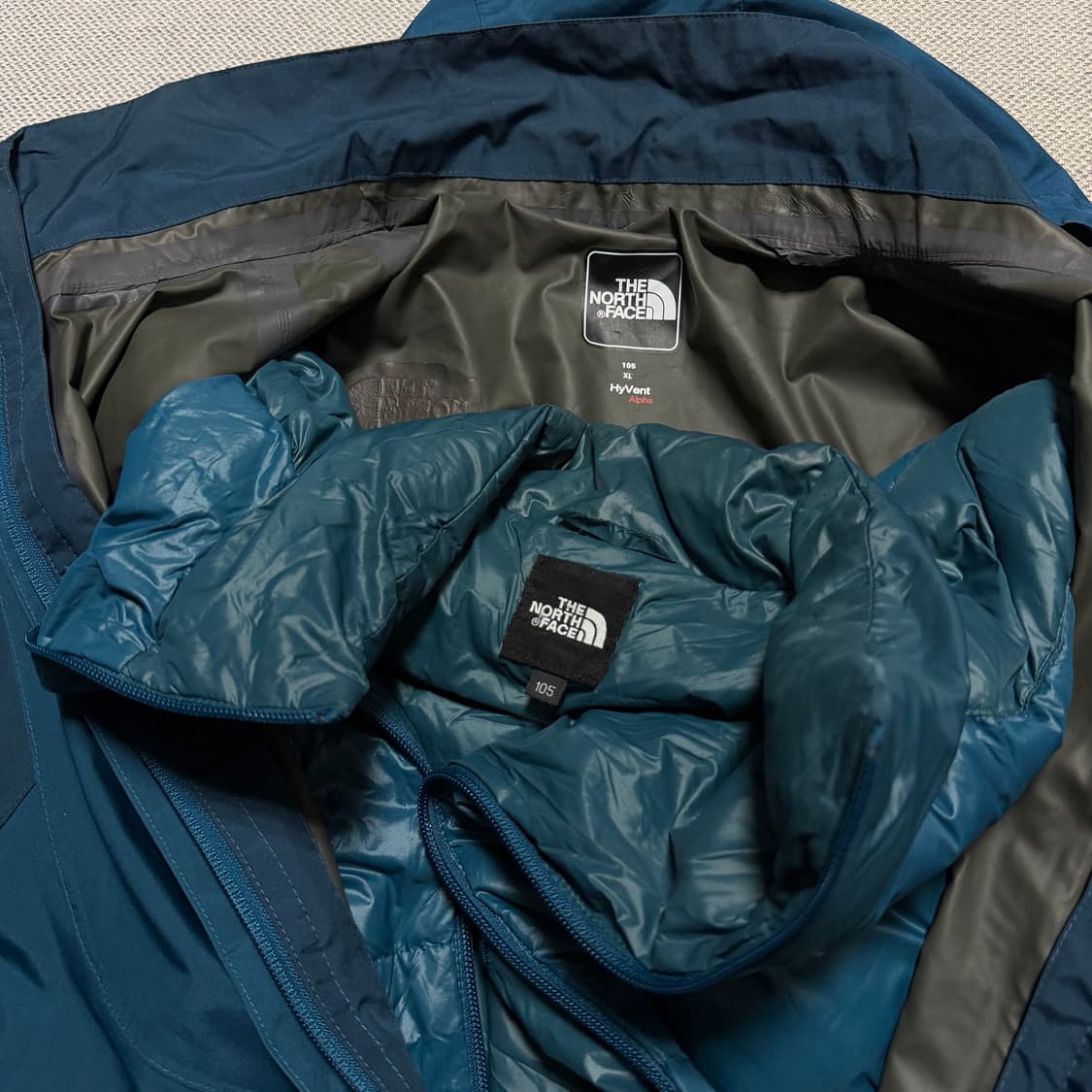 노스페이스 하이벤트 알파 심실링 마운틴 자켓 (경량패딩 내피) 상품이미지2