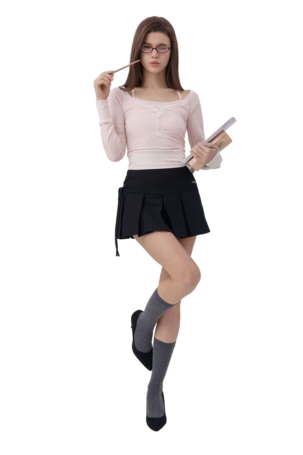 클리시어 serenade corset pleats skirt S 상품이미지2