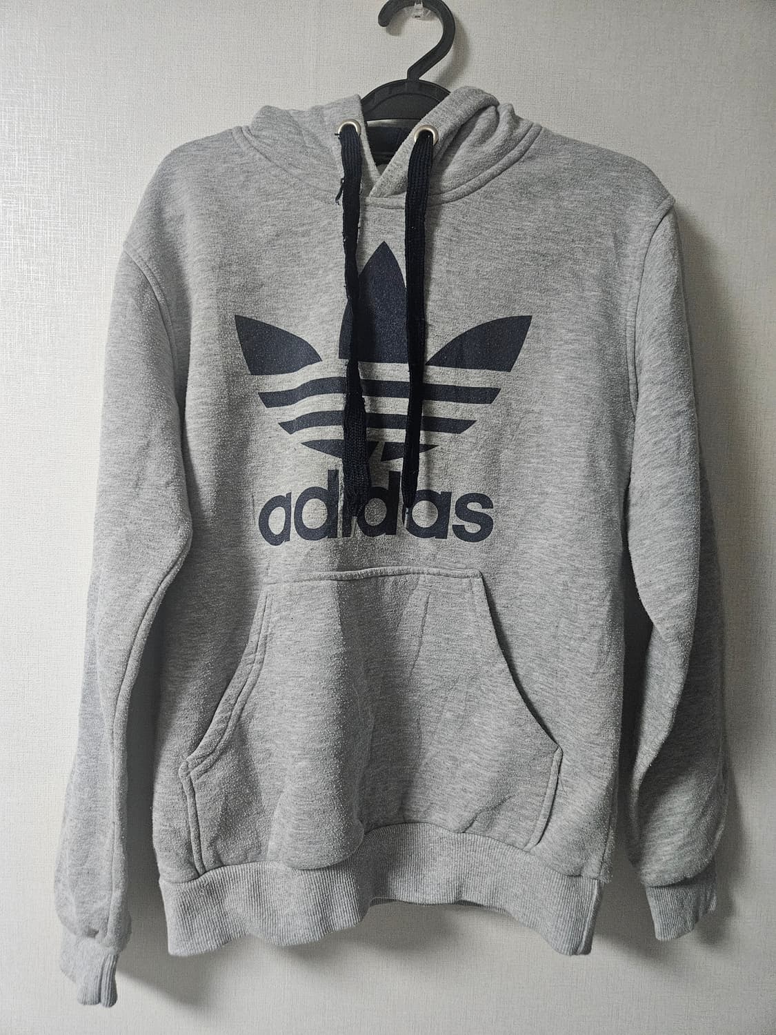 아디다스 그레이 로고 후드티 M 상품이미지1