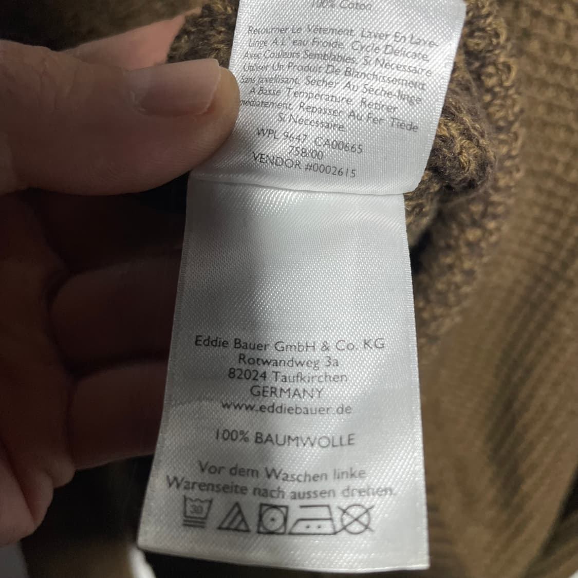 에디바우어 하프집업 니트 상품이미지6