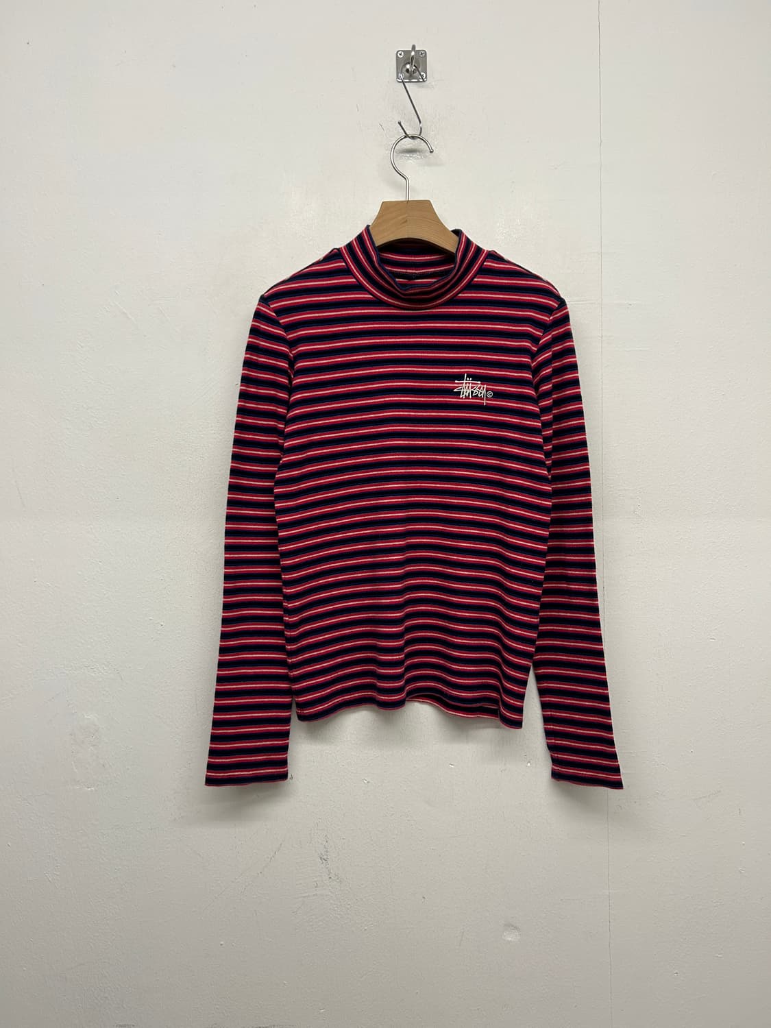 스투시 스트라이프 목폴라 상품이미지4