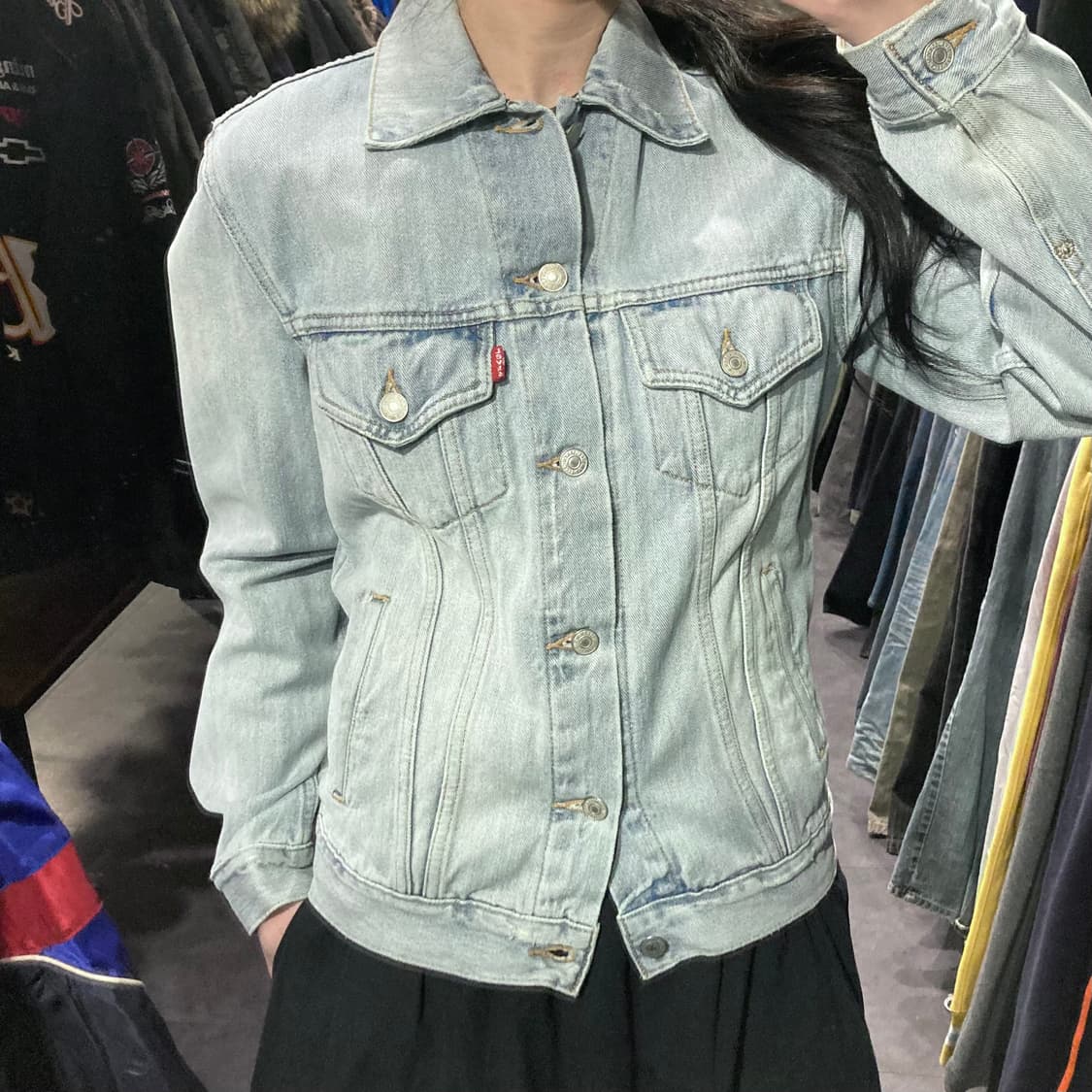 [IM]리바이스 데님 자켓 연청 상품이미지5