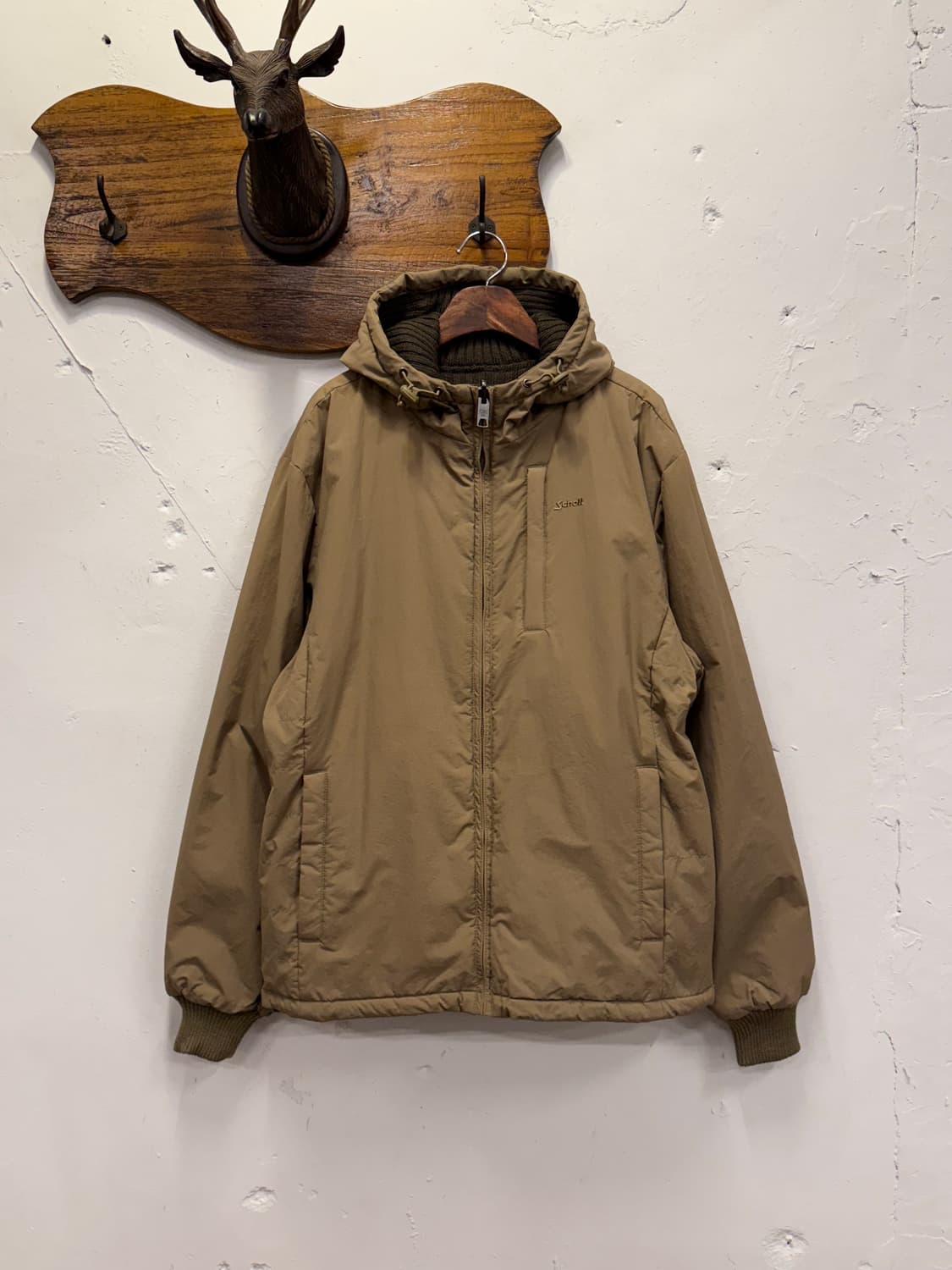 M) Schott Reversible Nylon Hood Jacket 상품이미지2